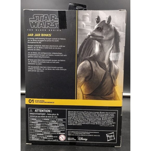 Star Wars Black Series Jar Jar Binks Action Figure The Phantom Menace - Picture 2 of 11